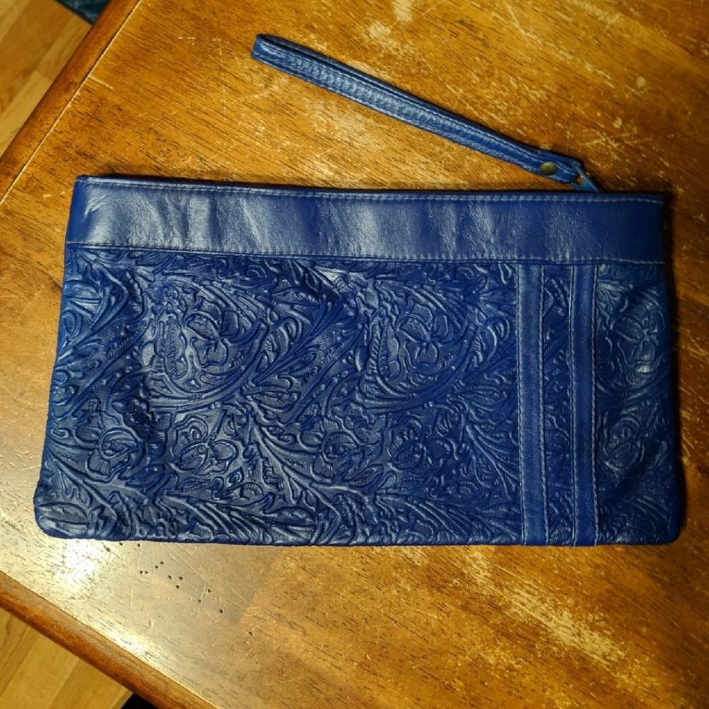 Vintage Leather Clutch